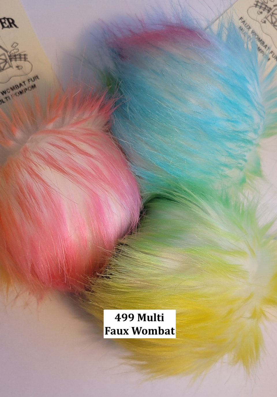 McPorter Faux Fur Pom Pom